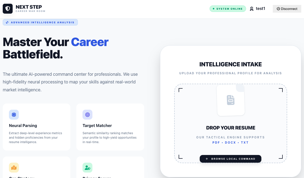 Career War Room: AI Resume Insight